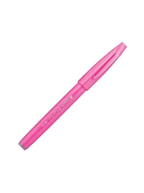 Pentel Brush Sign Pen kalligrafikus hajlékony hegyű ecsettoll  - pink 