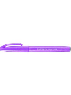   Pentel Brush Sign Pen kalligrafikus hajlékony hegyű ecsettoll - mályvapink 