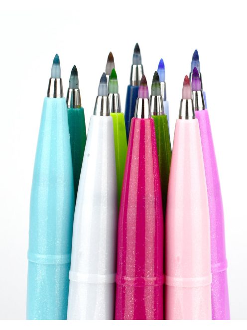 Pentel Brush Sign Pen ecsettoll - pigmentált szürke 