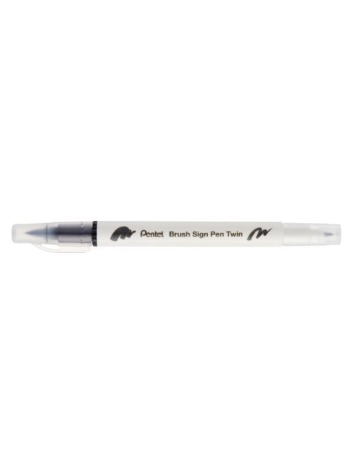 Pentel Twin Brush Pen kétvégű ecsettoll  - fekete