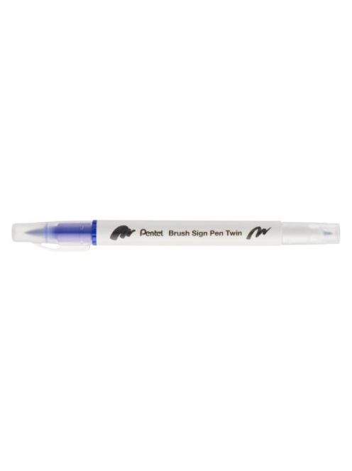 Pentel Twin Brush Pen kétvégű ecsettoll - kék