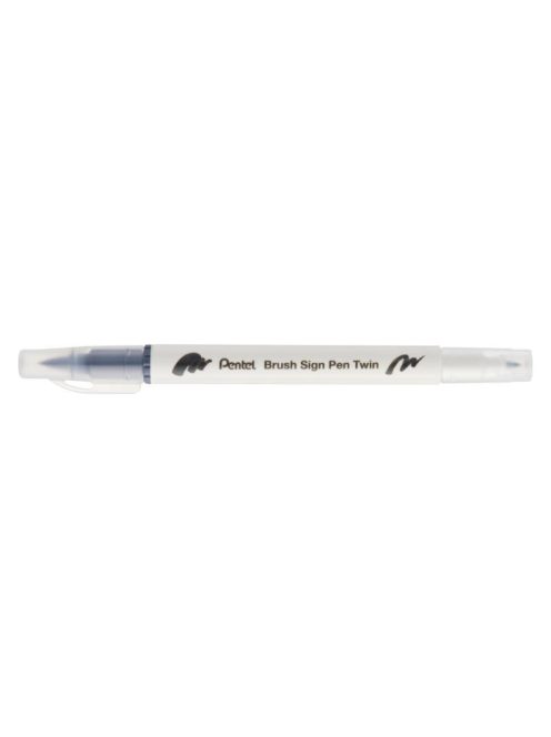 Pentel Twin Brush Pen kétvégű ecsettoll - világosszürke