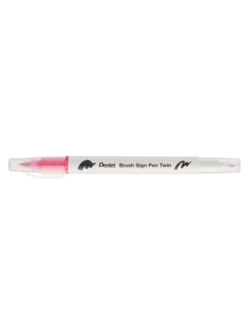 Pentel Twin Brush Pen kétvégű ecsettoll - lilás rózsaszín