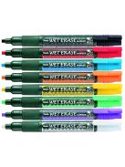 Pentel törölhető folyékony krétamarker fordítható heggyel 2-4 mm - piros