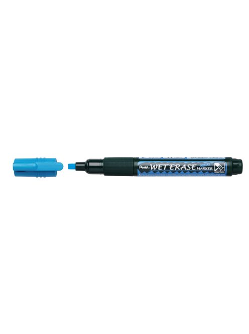 Pentel törölhető folyékony krétamarker fordítható heggyel 2-4 mm - kék