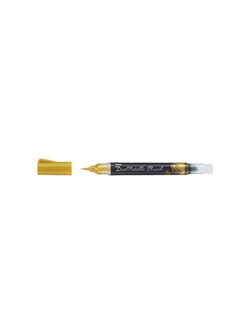 Pentel Dual Metallic Brush ecsettoll - arany