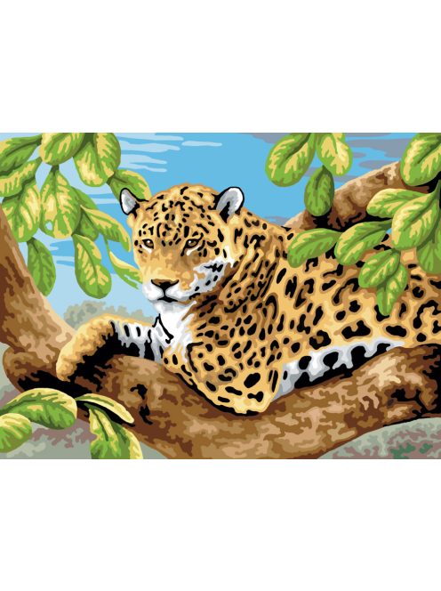 Kreatív hobby - Leopard a fán