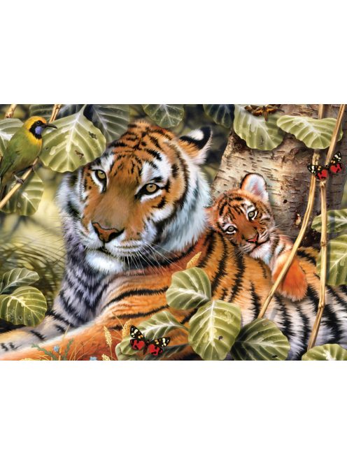 Kreatív hobby - Tigrisek a fák között