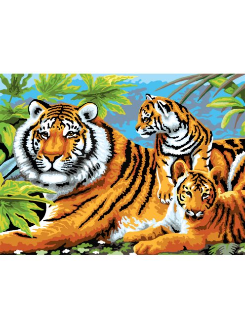 Kreatív hobby - Tigris és kölykei