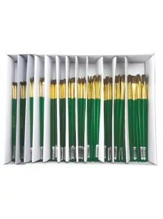   Iskolai ecset, lapos, természetes szőrű - Royal, 6-os méret