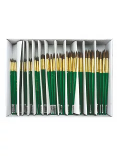   Iskolai ecset, kerek, természetes szőrű - Royal, 1-es méret