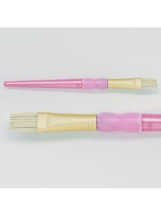 Lapos ecset természetes szőrrel - 8-as méret