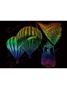 Kreatív hobby - Szivárványos - Hőlégballon