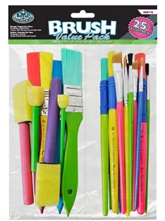   Gazdaságos ecsetkészlet - Hobby ecsetek és szivacsecsetek - 25 db-os