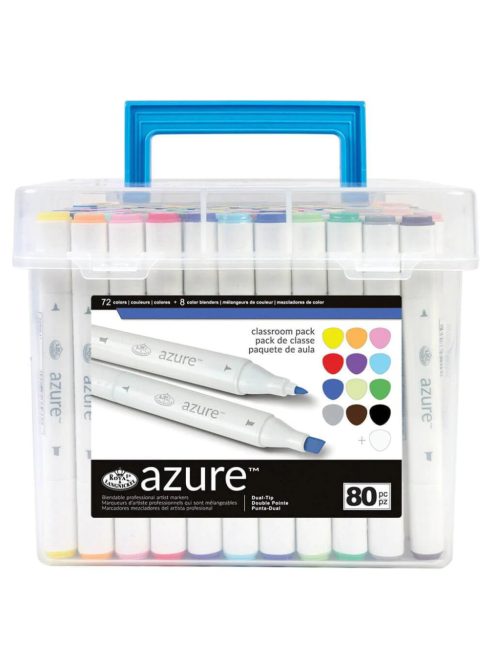 Filctoll készlet, AZURE Premium Marker, 40 db-os szett