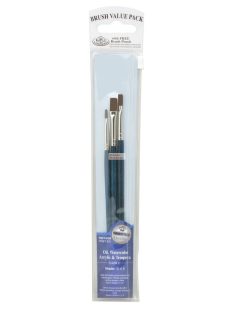 Kreatív hobby - Ecsetkészlet - Nyest - 2, 4, 6