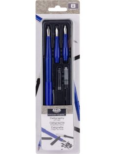 Kalligráfia mini készlet - Royal 8 részes szett, fémdobozos