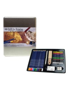   Csendélet rajzolás készlet - Fémdobozos ajándékkészlet - Royal