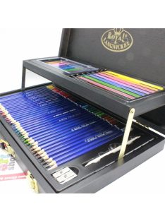   Fadobozos óriás színes rajzkészlet - Royal 59 részes színes