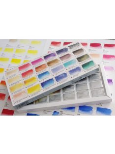   Akvarell művészkészlet, szilkés - Pasqualino Fracasso válogatás, 24 színű - Roman Szmal Aquarius