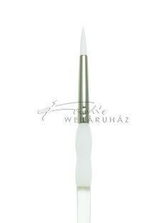Ecset, Soft Grip fehér szintetikus ecset kerek 2