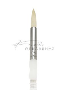 Ecset, Soft Grip hosszú nyelű fehér sörte kerek 12