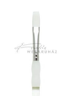 Ecset, Soft Grip fehér szintetikus ecset lapos ecset 4