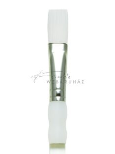 Ecset, Soft Grip fehér szintetikus ecset lapos ecset 8