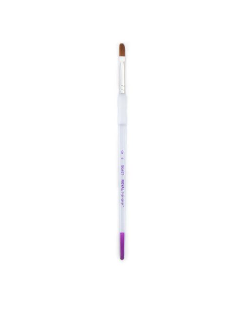 Ecset, Soft Grip természetes haszású szintetikus szálú macskanyelv ecset 6