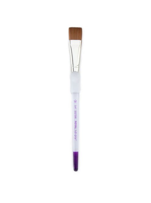 Ecset, Soft Grip természetes haszású szintetikus szálú összemosó ecset 3/4"