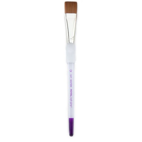 Ecset, Soft Grip természetes haszású szintetikus szálú összemosó ecset 3/4"