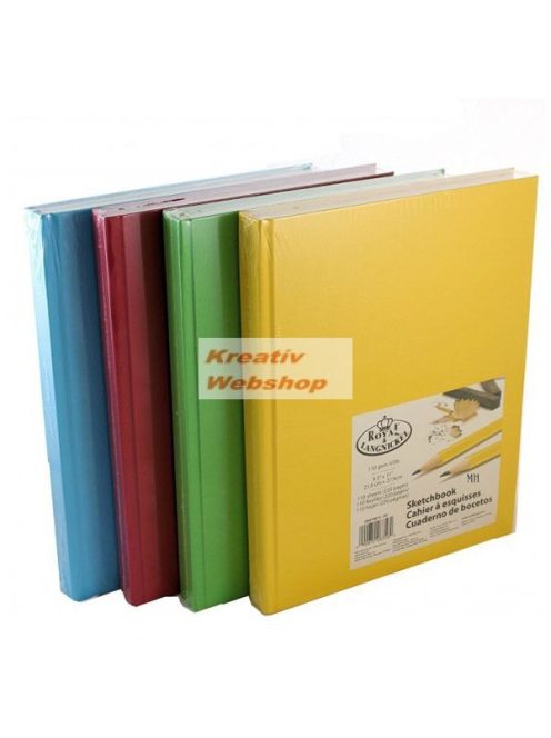 Vázlattömb Display készlet - Royal SketchBook A4 - élénk színes keménykötéses vázlatkönyv - 8 db (pi