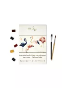 Akvarelltömb - SMLTArt Professional Watercolor 300gr, 100% pamut, érdes felületű - 10 lapos művésztömb A3-as méretű
