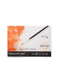   Akvarelltömb - SMLT Watercolor Rough 260gr, 20 lapos művésztömb - Érdes felületű, A3