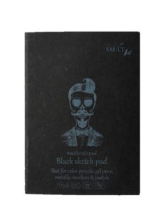 Pasztelltömb - SMLT Black Sketch Pad 165gr, A5