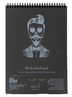 Pasztelltömb - SMLT Black Sketch Pad 165gr - 20 lapos A5