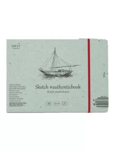   Vázlattömb - SMLT Sketch authenticbook - Fehér, 90gr, 32 lapos, 17,6x24,5cm