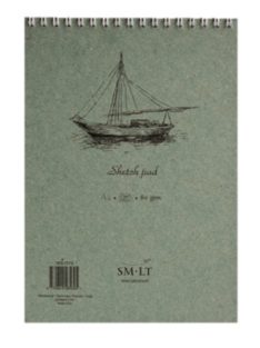 Vázlattömb - SMLT Sketch Pad - Fehér, 90gr, 120 lapos A4