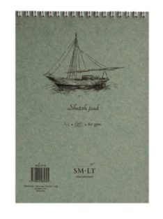 Vázlattömb - SMLT Sketch Pad - Fehér, 90gr, 70 lapos A5