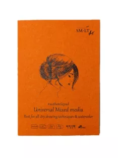   Vázlat- és festőtömb - SMLT Drawing authenticpad - Mixed Media, 200gr, 40 lapos, A5