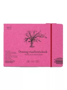   Rajztömb - SMLT Drawing authenticbook - Fehér, 120gr, 32 lapos, 17,6x24,5cm