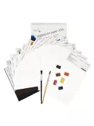 Akvarelltömb - SMLTArt - 15 lapos művésztömb A4-es méretű - 15 féle különböző akvarellpapírral