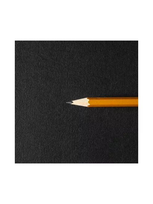 Pasztelltömb mappában - SMLT Black Sketch Pad 165gr, A4, 30 ív - Kifutó termék