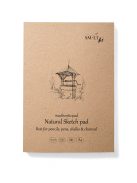 Vázlattömb - SMLT Sketch Pad Natural Authenticpad - 100 gr 100 lapos A4, ragasztott