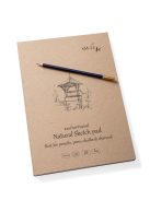 Vázlattömb - SMLT Sketch Pad Natural Authenticpad - 100 gr 100 lapos A4, ragasztott