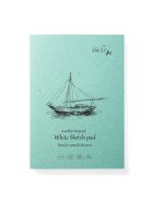 Vázlattömb - SMLT Sketch Pad White Authenticpad - Fehér, 90gr, 120 lapos A4, ragasztott