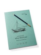 Vázlattömb - SMLT Sketch Pad White Authenticpad - Fehér, 90gr, 120 lapos A4, ragasztott