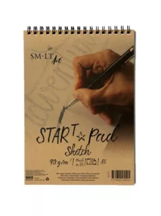SMLT Start Pad spirálos Rajztömb 90g 20 lapos A4 spirálos