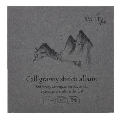 Mini album kalligráfiához - SMLT Calligraphy sketch album 100gr, 48 lapos, 14x14cm