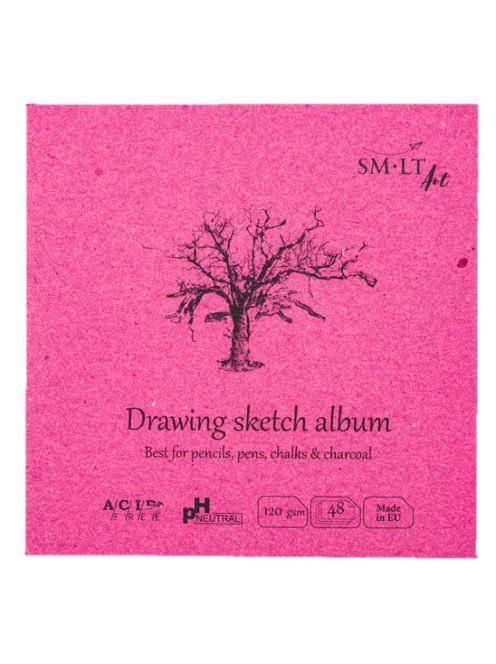 Mini skicc album - SMLT Drawing sketch album 120gr, 48 lapos, 14x14cm